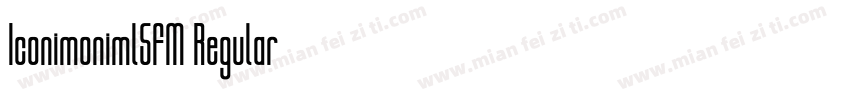 Iconimoniml5FM Regular字体转换